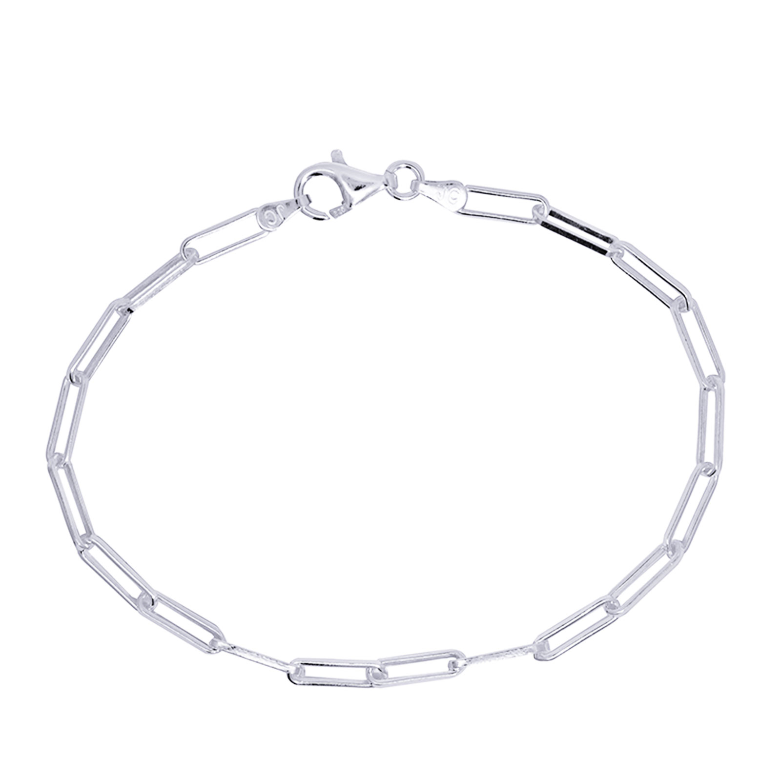 Sterling Silver Paperclip Bracelets 1 Sterling Silver Paperclip Bracelet