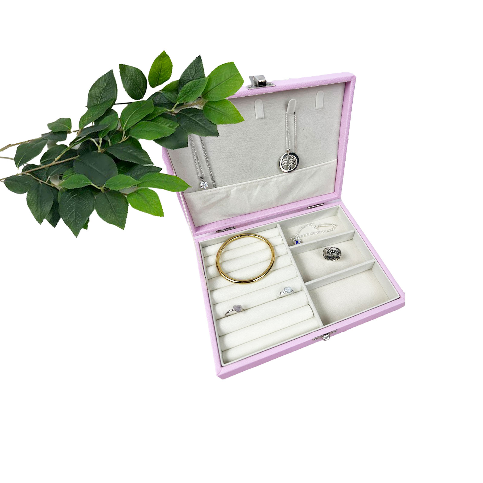 Personalised Pink Jewellery Box 3 Personalised Pink Jewellery Box