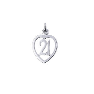 Sterling Silver 21st Birthday Charm 7 21st Birthday Charm