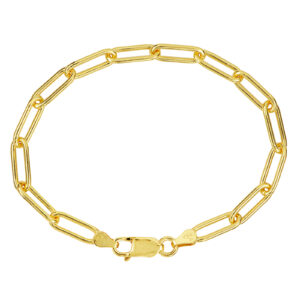 9ct Gold Paperclip Bracelet