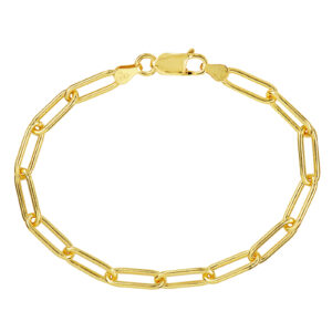 9ct Gold Paperclip Bracelet