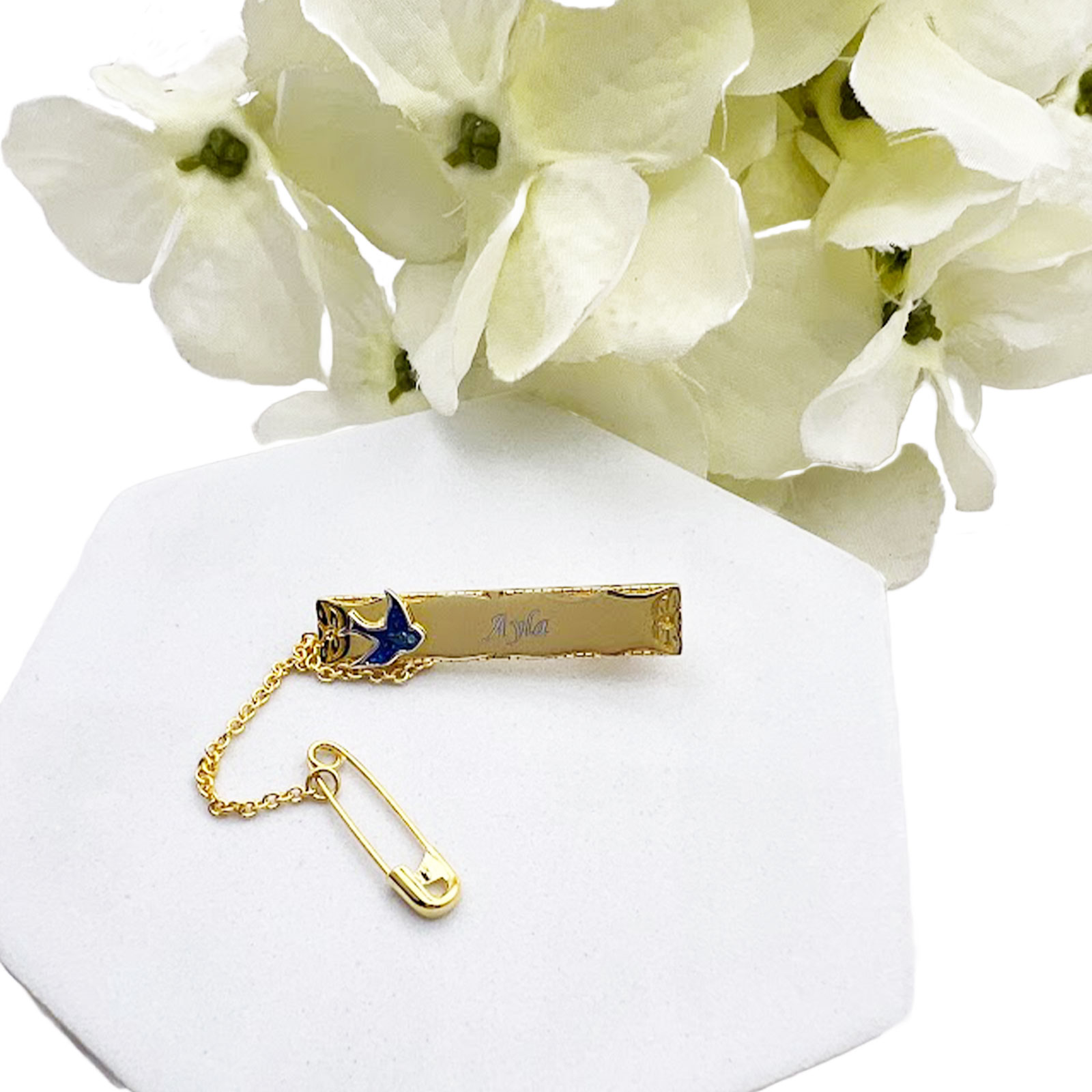 Bluebird Baby Brooch