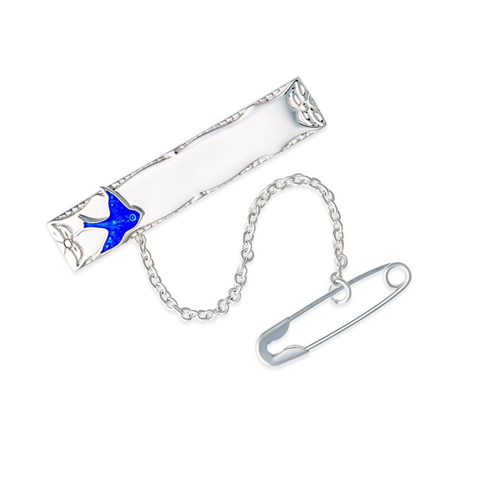 Rectangle Bluebird Baby Brooch 2 Bluebird Baby Brooch