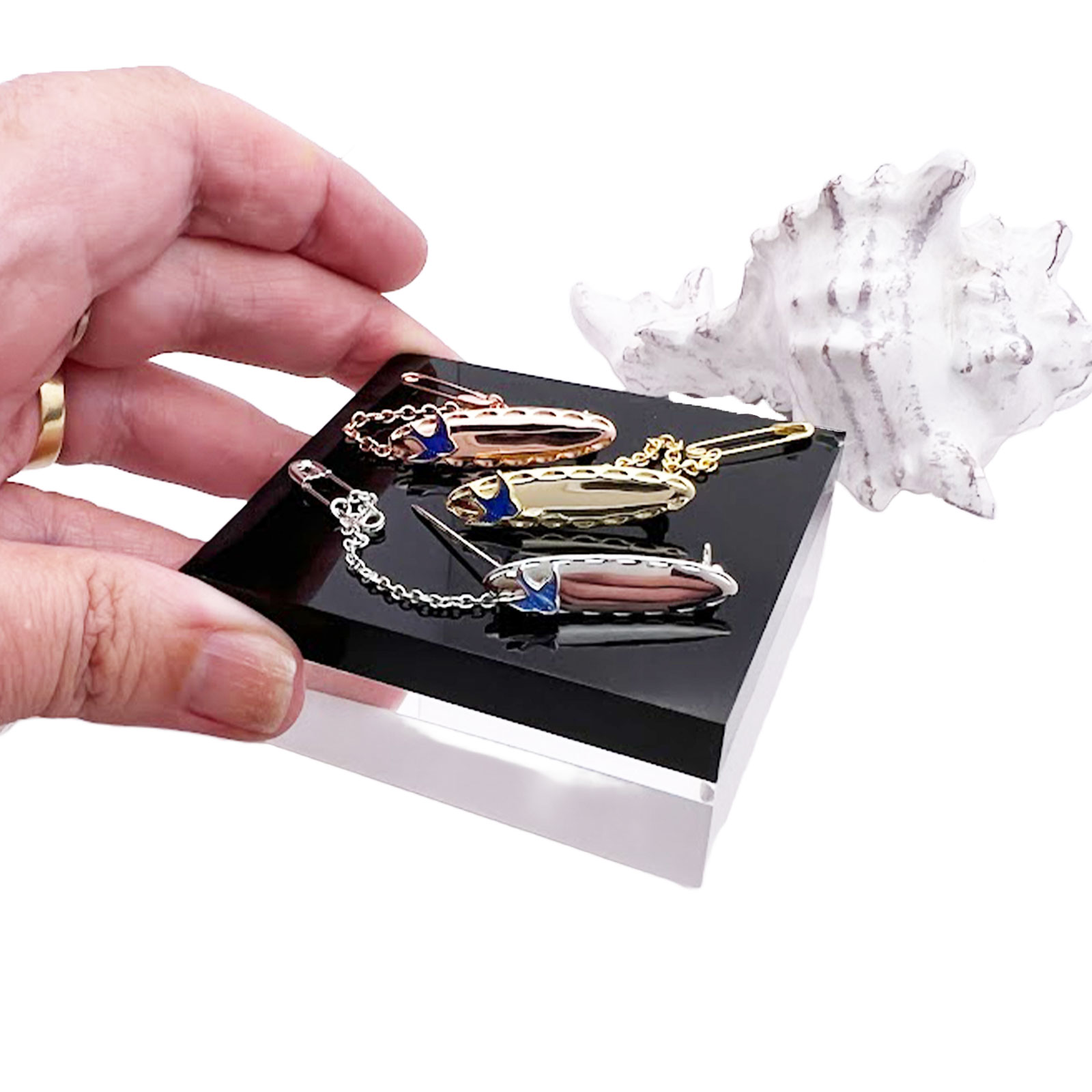 Bluebird Oval Baby Brooch 1 Bluebird Oval Baby Brooch