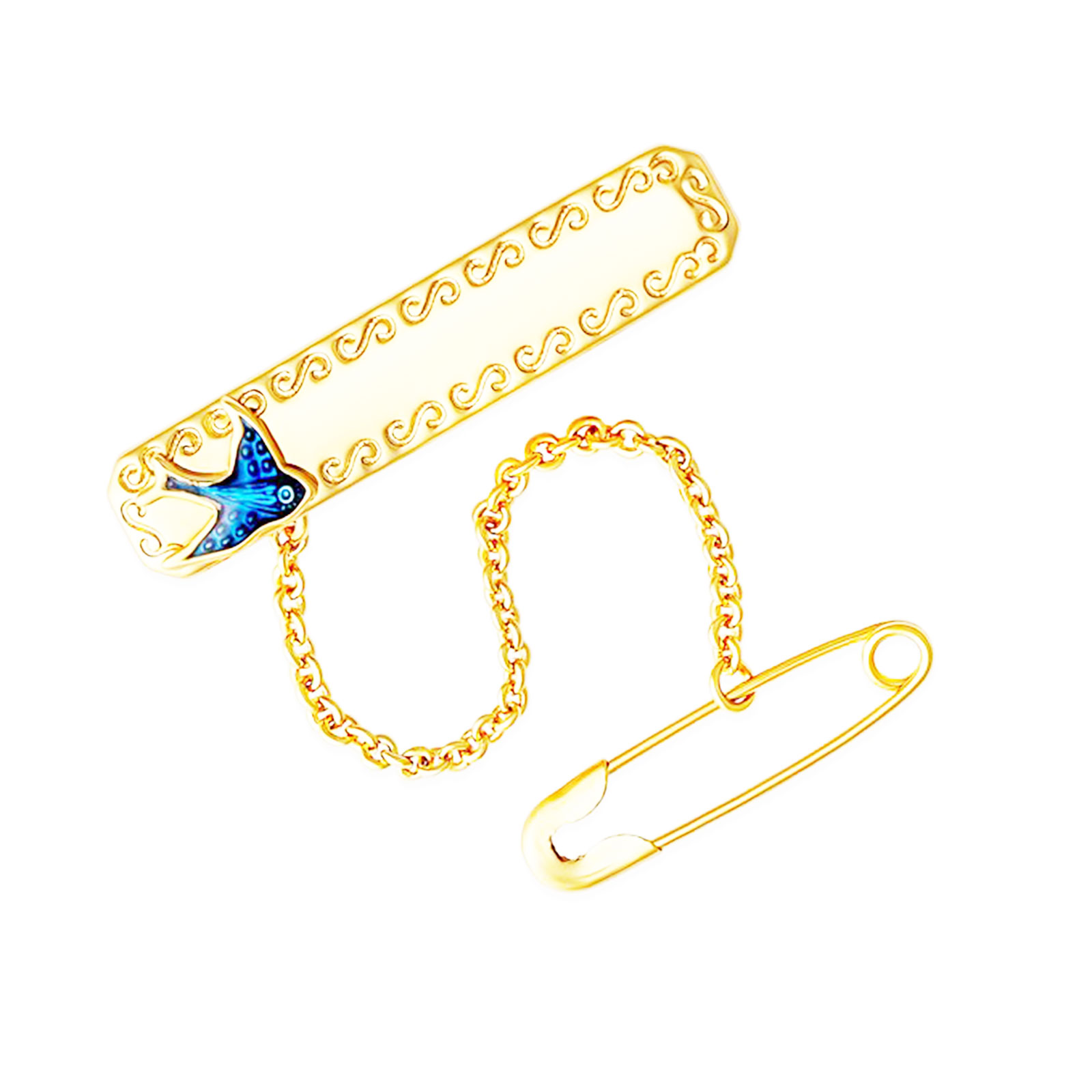 Bluebird Rectangular Baby Brooch 4 Bluebird Rectangular Baby Brooch