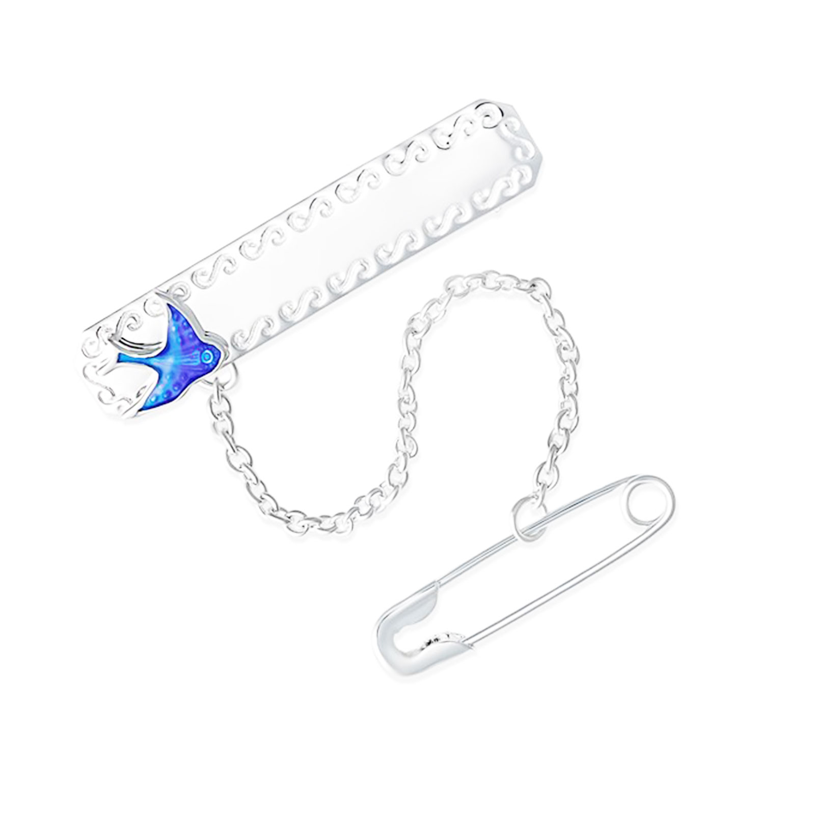 Bluebird Rectangular Baby Brooch 3 Bluebird Rectangular Baby Brooch