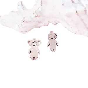 Boy and Girl Necklace Charms