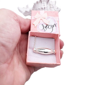 Heart Oval Baby Brooch