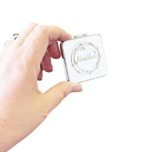 Personalised Jewellery Compact Mirror