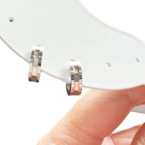 4mm Wide Huggie Earrings