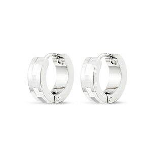 4mm Wide Huggie Earrings