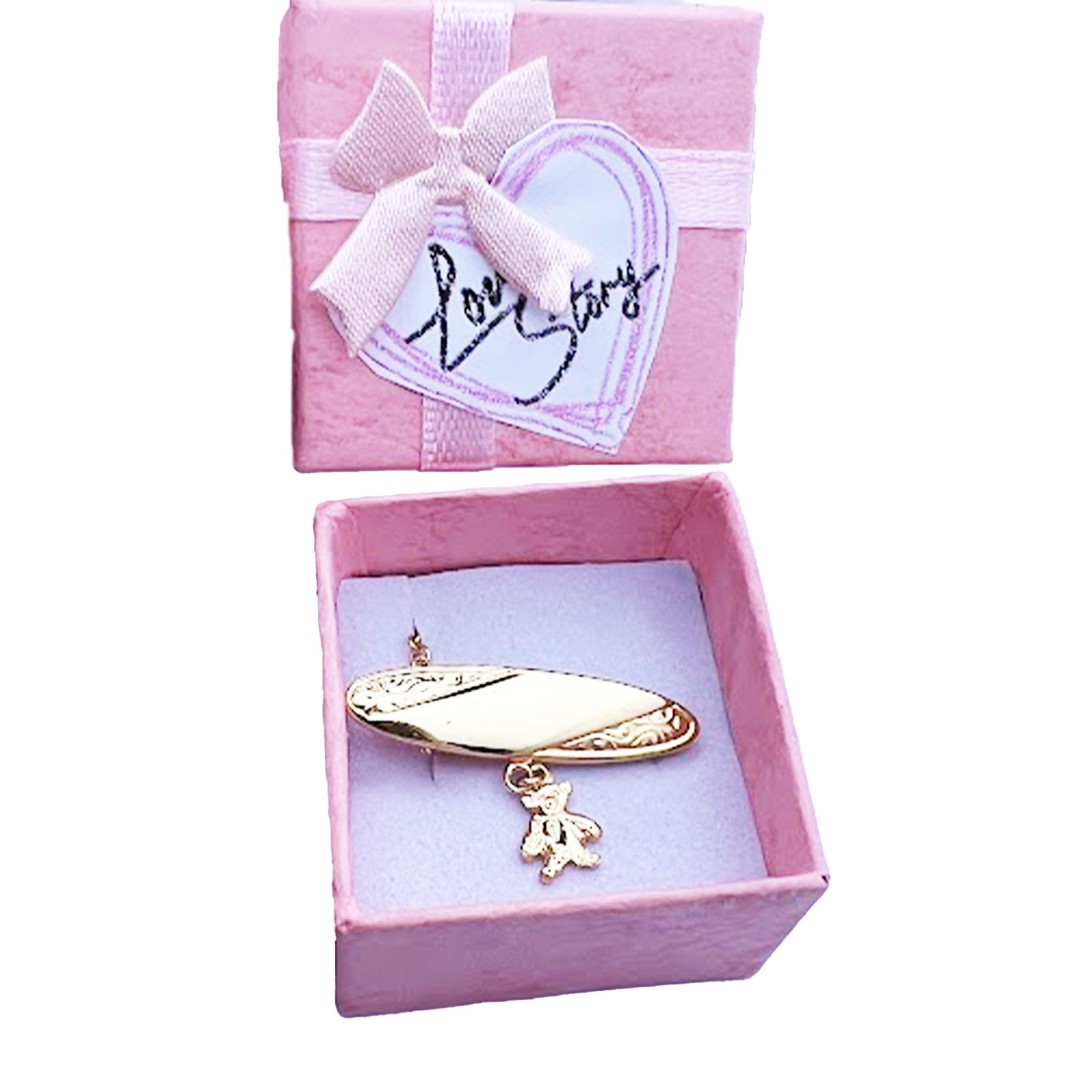 Teddy Bear Oval Baby Brooch 4 Teddy Bear Oval Baby Brooch