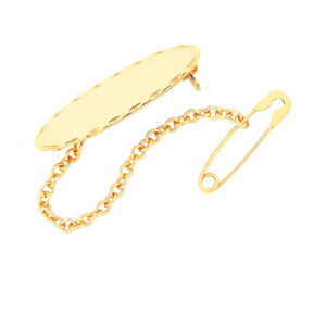 Traditional Oval Baby Brooch