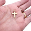 9ct Gold Engraved Cross Pendant