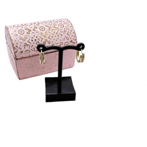 Gold CZ Huggie Earrings 6 CZ Huggie Earrings