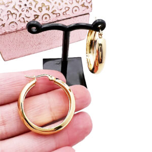 30mm Gold Hoop Earrings 5 Gold Hoop Earrings