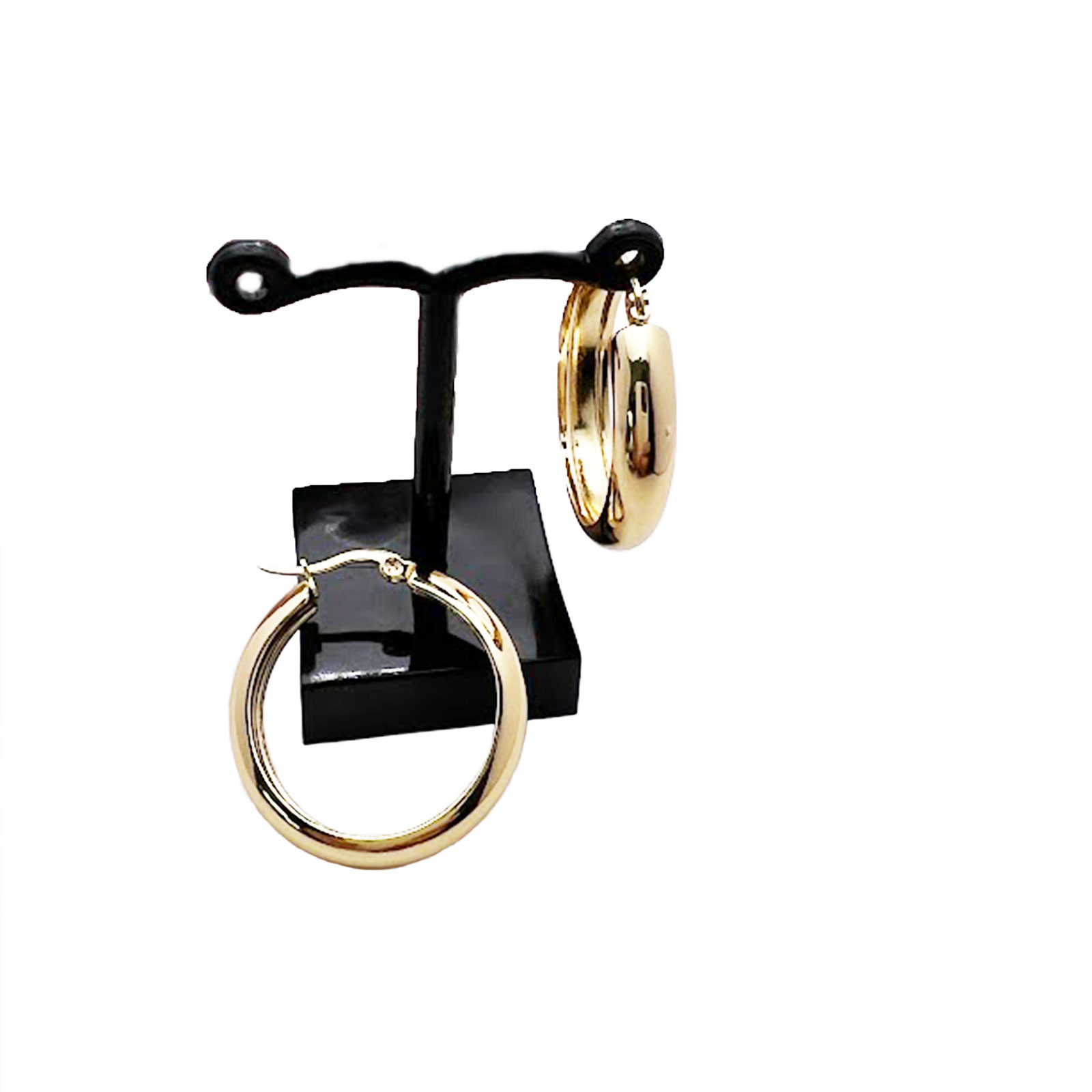 30mm Gold Hoop Earrings 4 Gold Hoop Earrings