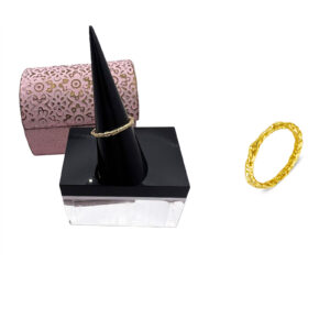 Textured Gold Vermeil Ring Band