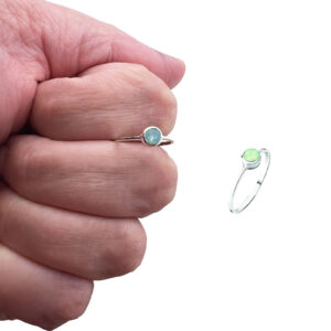 Pacific Opal Crystal Ring