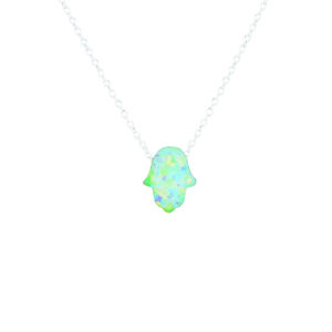 Opalite Hamsa Hand Necklace