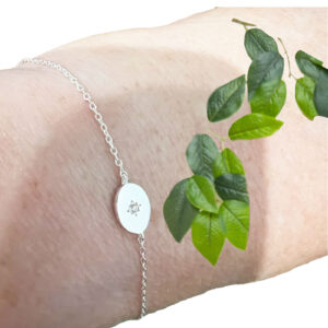 Oval and CZ Bracelet