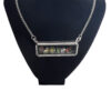 Rectangle Crystal Surround Floating Locket