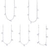 Sterling Silver 45cm Necklaces 8 Sterling Silver 45cm Necklaces