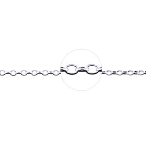 Sterling Silver Oval Belcher Chain 6 Oval Belcher Chain