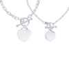 Necklace with T-Bar and Heart