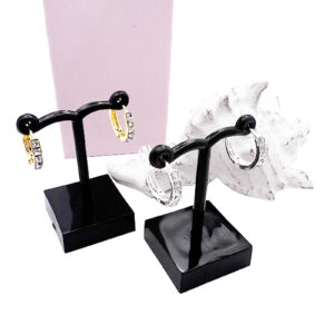 CZ Huggie Earrings