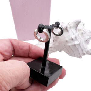 CZ Huggie Earrings