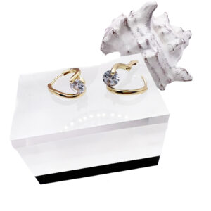 Spiral Huggie Earrings