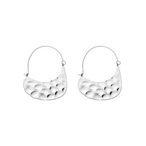 Hammered Drop Earrings