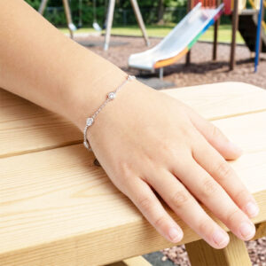 Sterling Silver CZ Bracelet