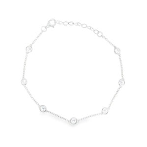 Sterling Silver CZ Bracelet