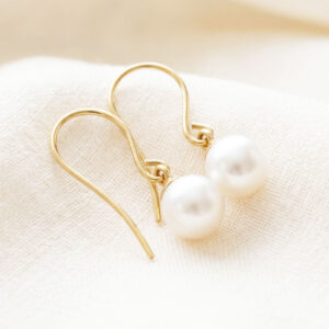 9CT Gold Pearl Earwires