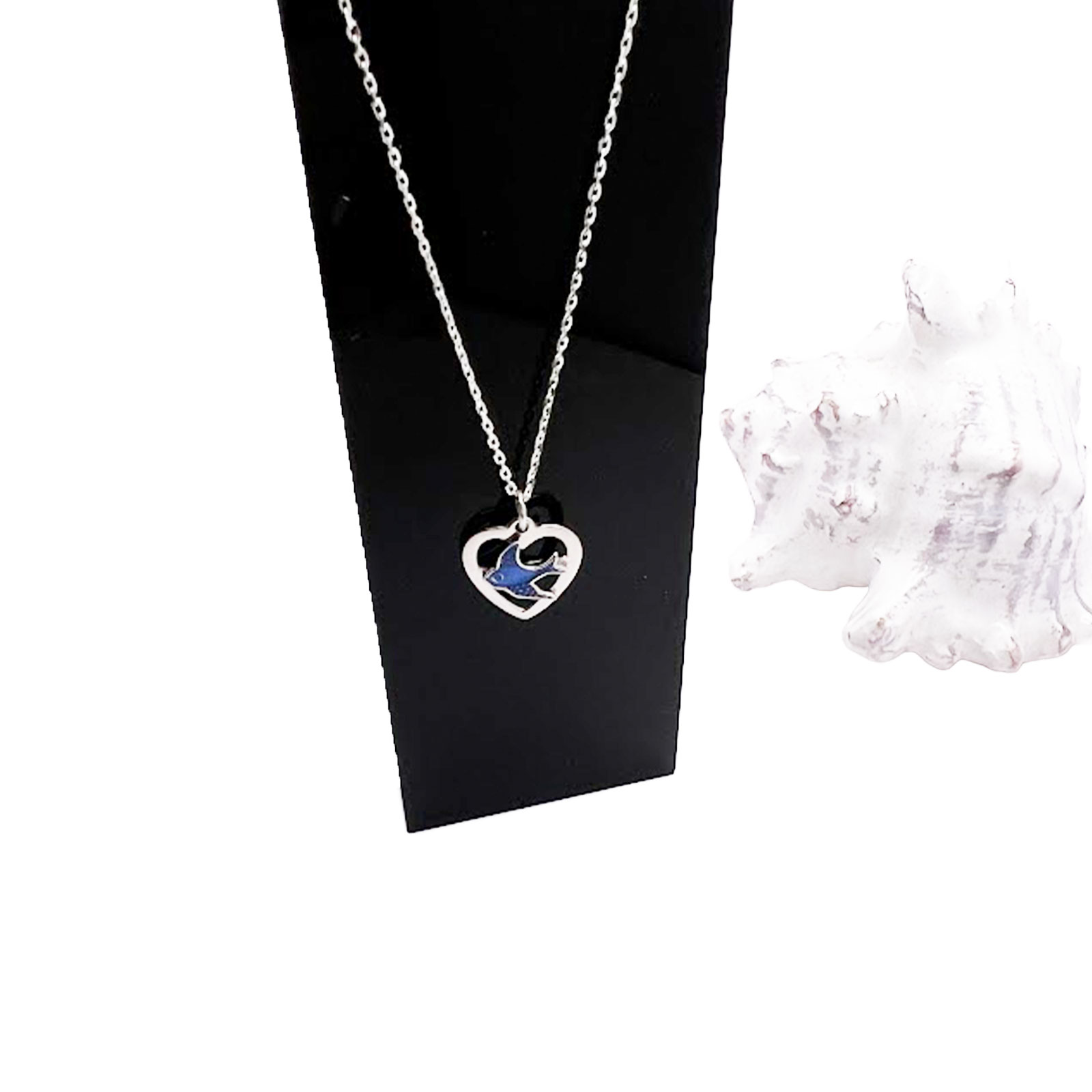 Bluebird Heart Necklace