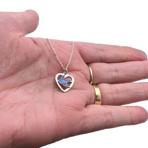 Bluebird Heart Necklace