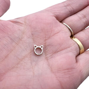 Cat Face Floating Charm