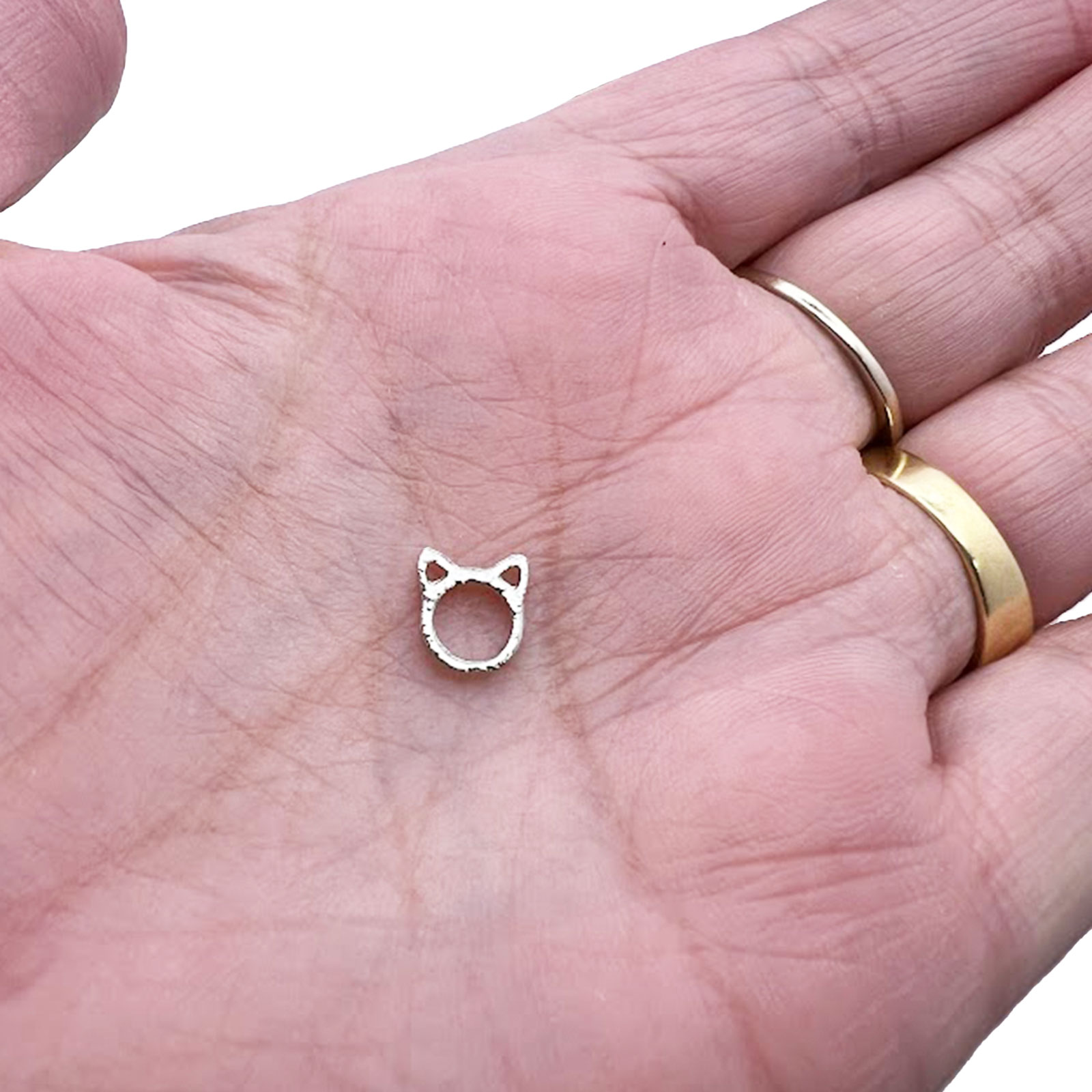 Cat Face Floating Charm