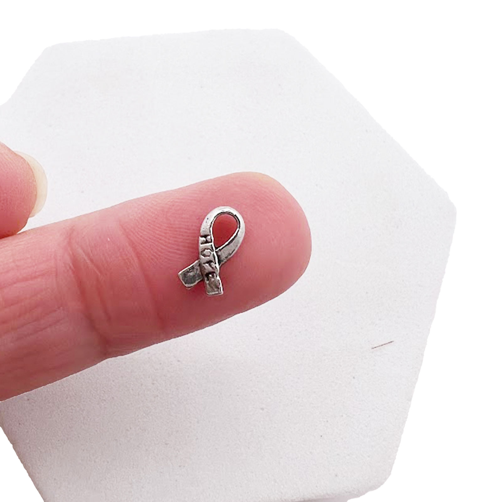 Hope Ribbon Floating Charm
