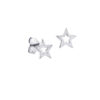 Open Star Stud Earrings 2 Star Stud Earrings