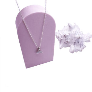 Sterling Silver Rainbow Necklace