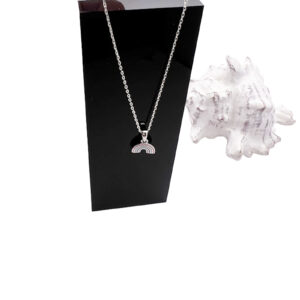 Sterling Silver Rainbow Necklace