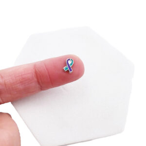Suicide Prevention Ribbon Floating Charm