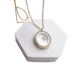 Suicide Prevention Ribbon Floating Charm