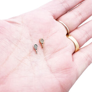 Tennis Racquet Floating Charm