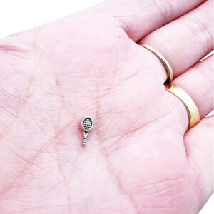 Tennis Racquet Floating Charm