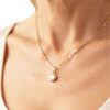 9ct Bezel Diamond Pendant