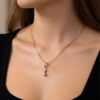 9ct Diamond Drop Pendant